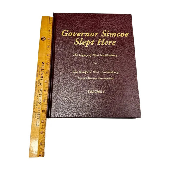 Governor Simcoe Slept Here Book 2 Vol Local History Bradford ON HC CD - Picture 16 of 16